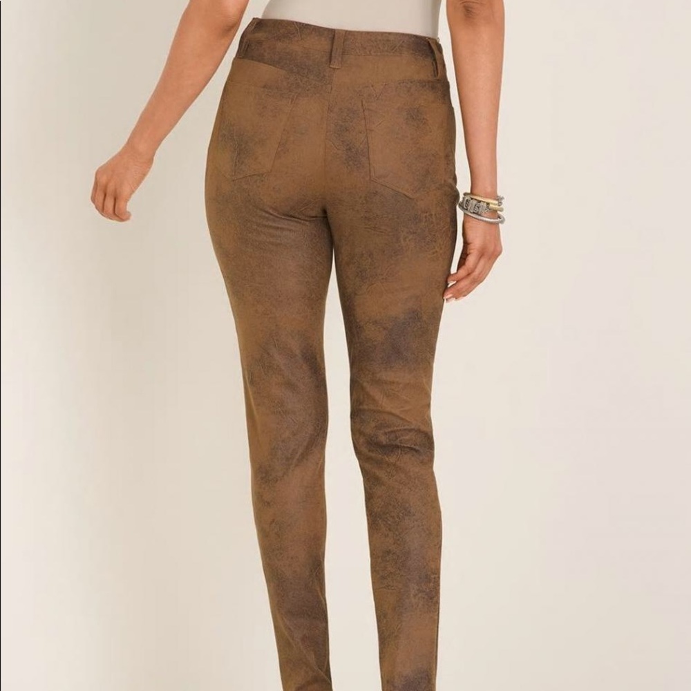 Chico’s Knit Suede Worn Luggage, The Ultimate Fit